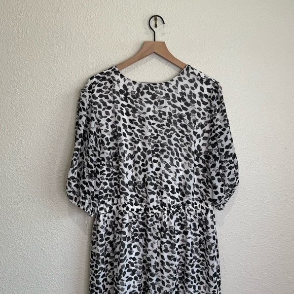 Lane Bryant Womens Size 20 Chevon Animal Print Boho Maxi Dress Vacation Resort - Picture 8 of 10